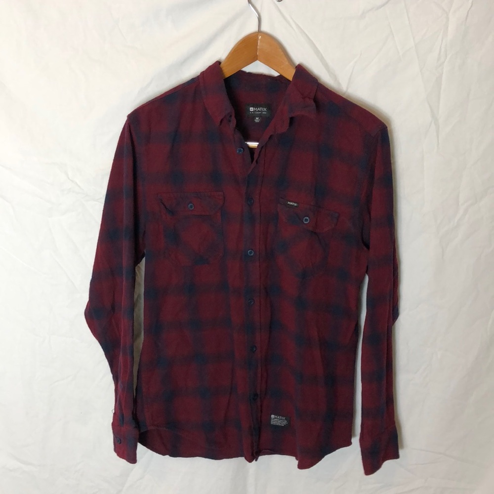 Matix Flannel Button Down (C)